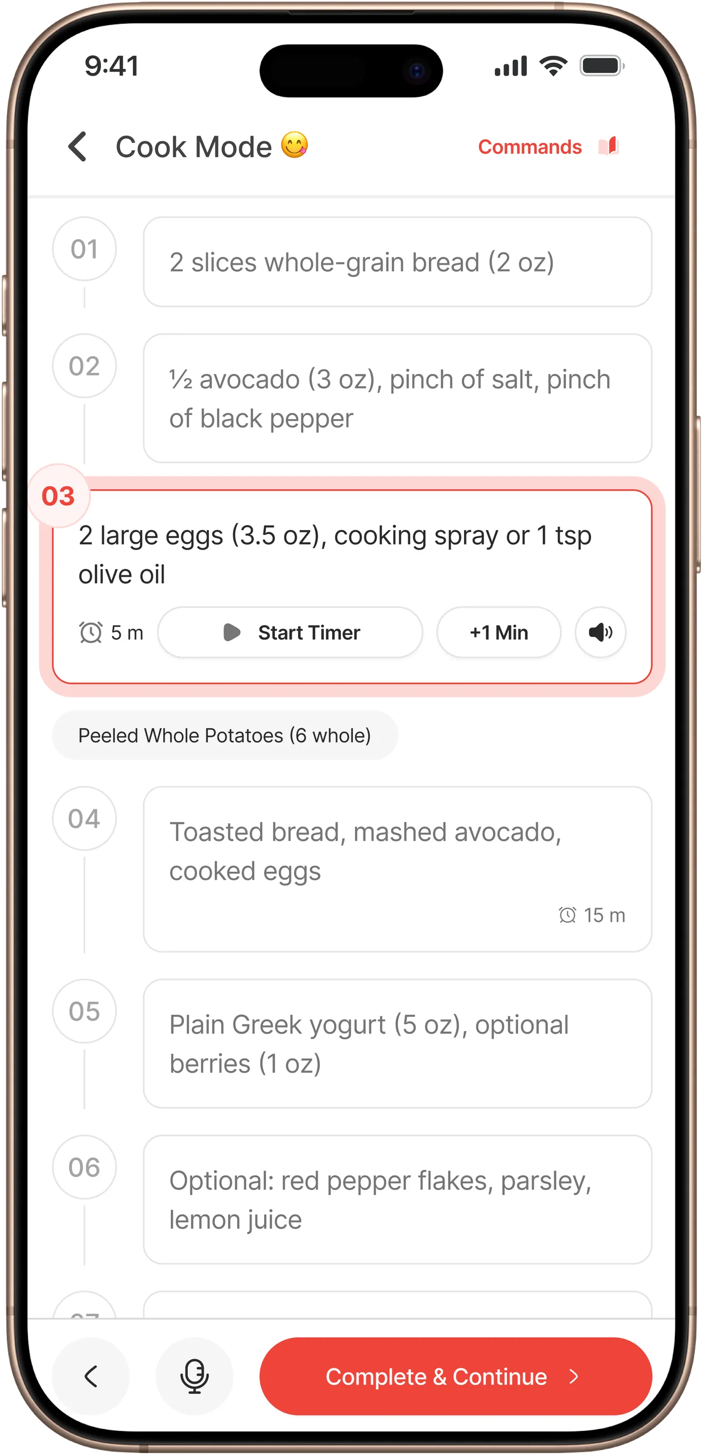 Step 6: Cook hands-free