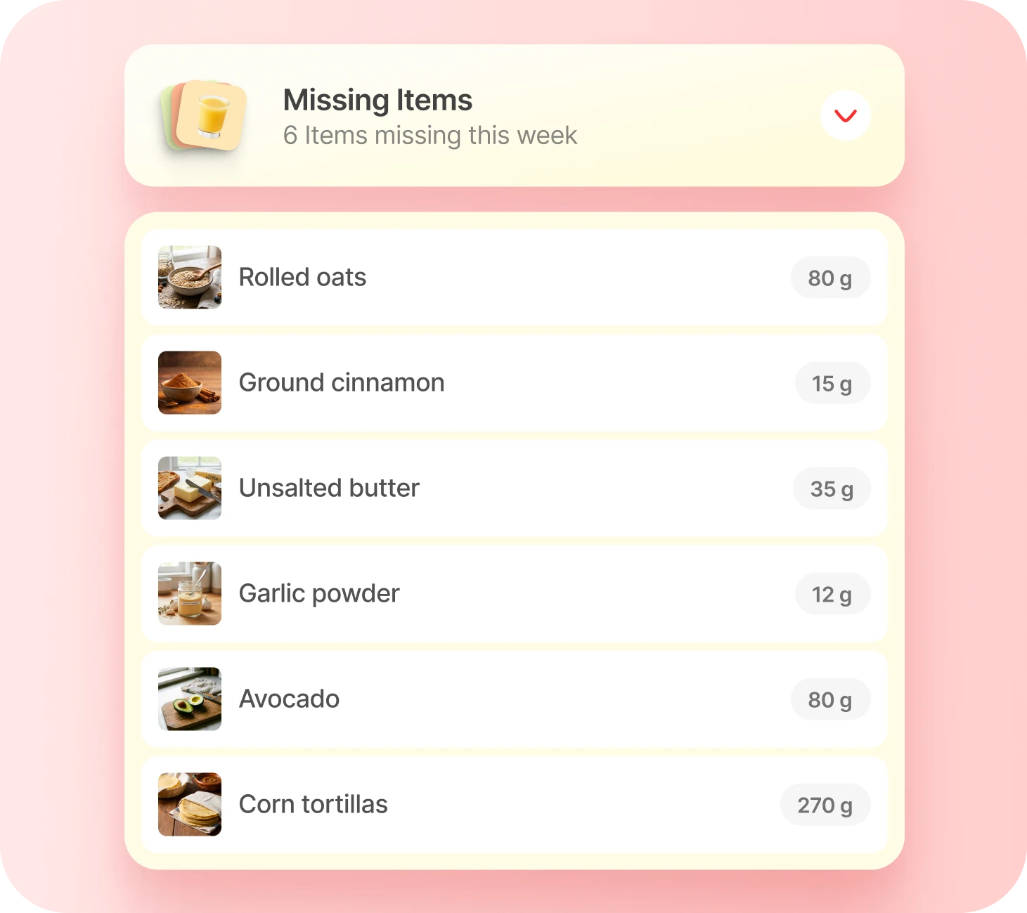 A shopping list with eight sweetener rows — Sugar In The Raw, Organic Coconut Sugar, Brown Sugar, Stevia Leaf Extract, Agave Nectar, Maple Syrup, Honey, Date Sugar — each with quantity badges.