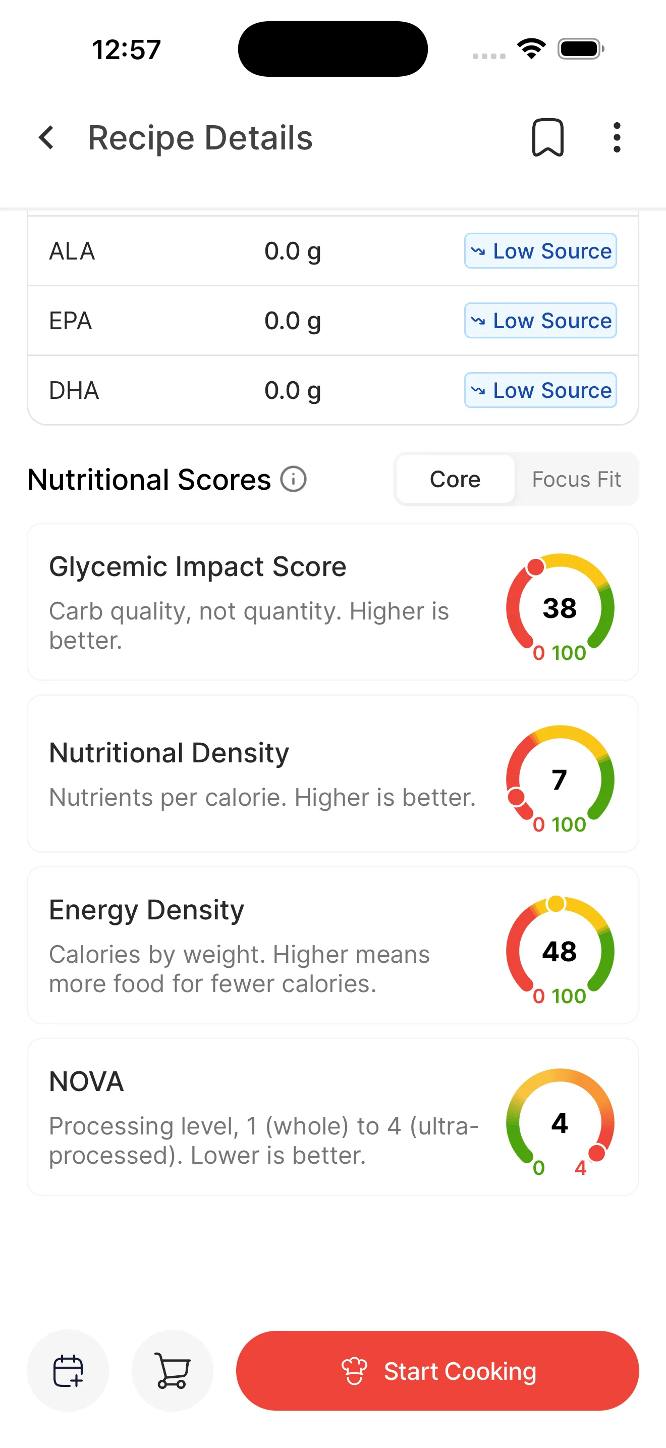 A nutrition score you can verify - screen 2