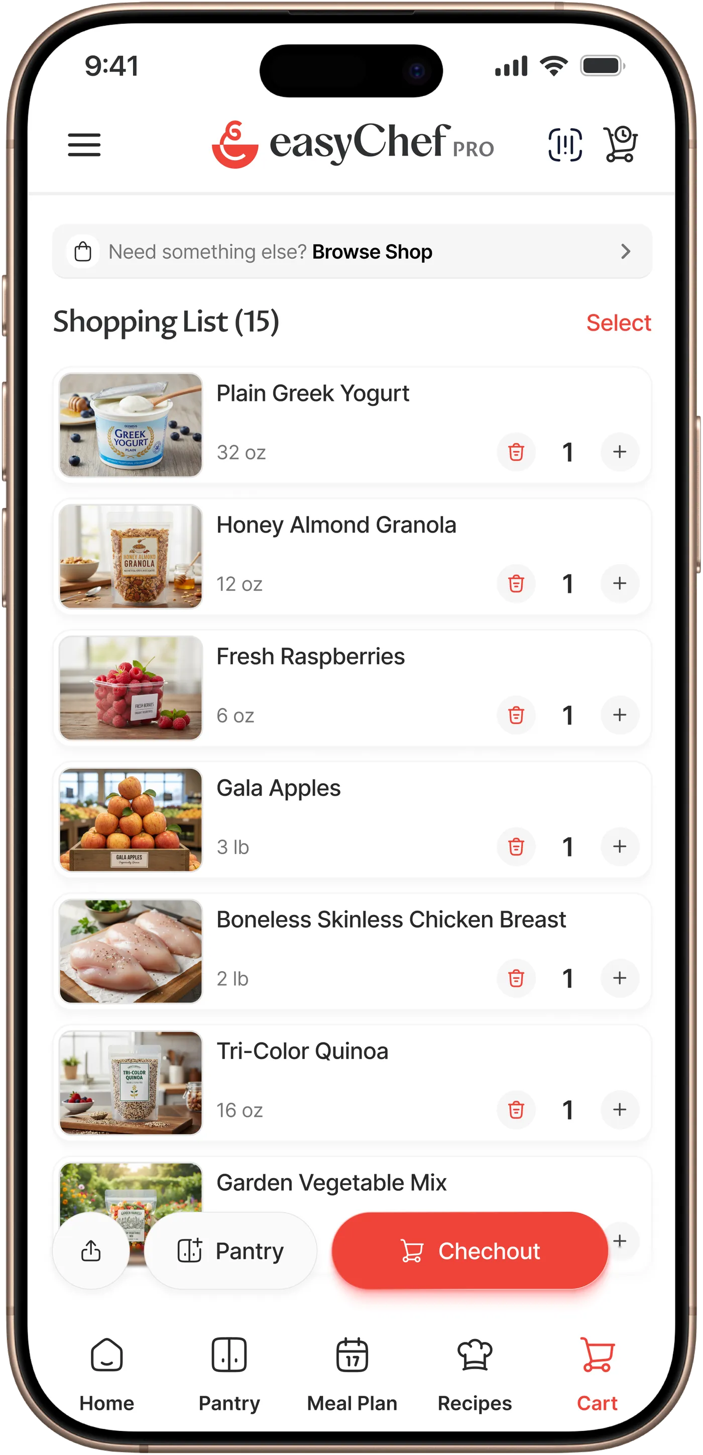 Step 5: Shop one smart list