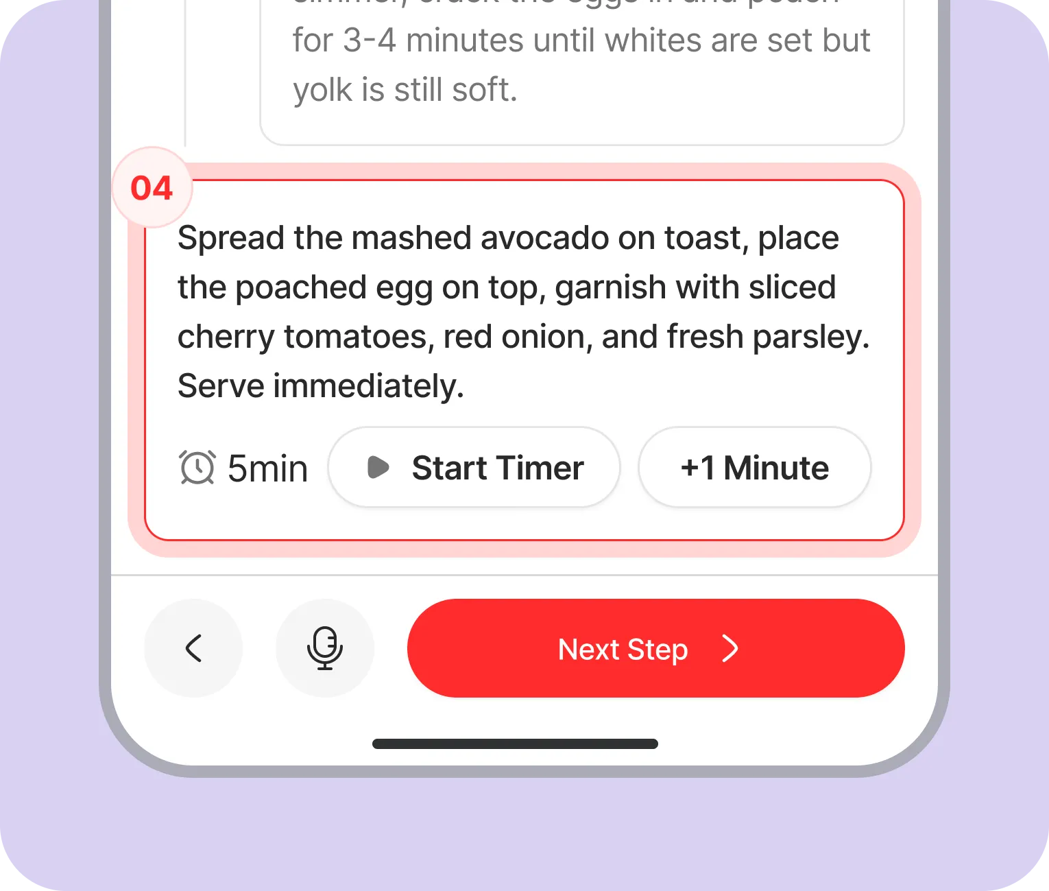Step 6: Cook hands-free