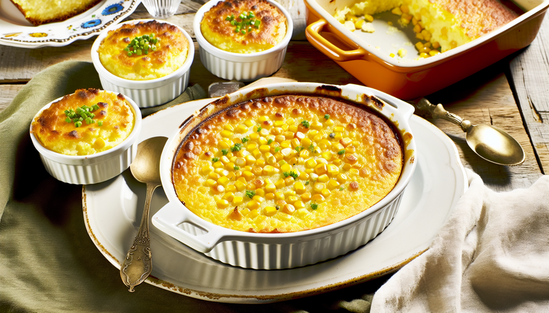 Corn Soufflé Recipe for Thanksgiving Comfort