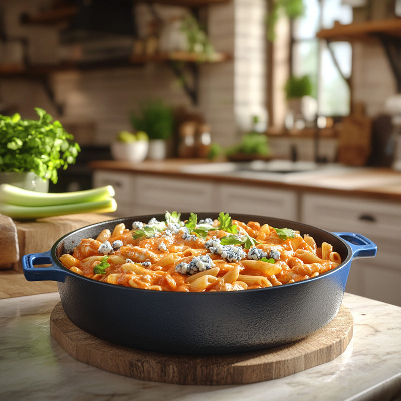 One-Pot Buffalo Chicken Pasta Recipe