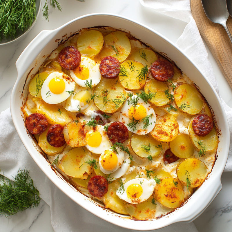 The Best Hungarian Potato Casserole Recipe