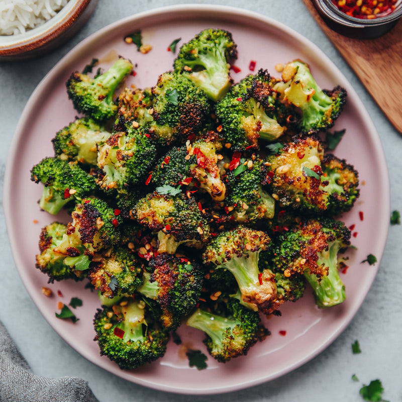 ## Bold & Spicy 2-Ingredient Chili Crisp Broccoli