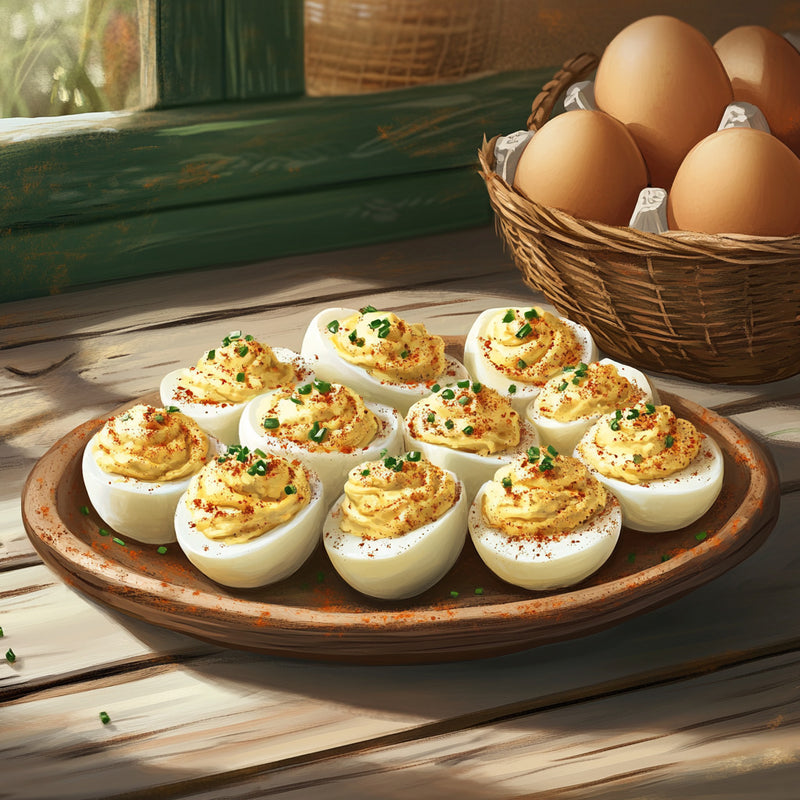 3-Ingredient Ranch Deviled Eggs Recipe