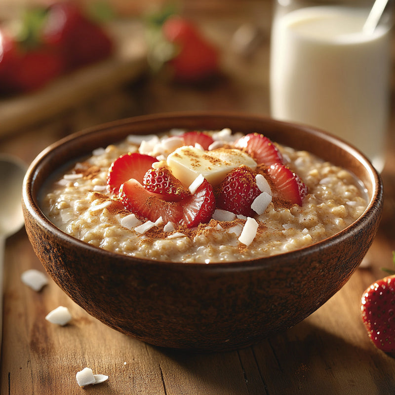 Creamy Coconut Oatmeal for Kids