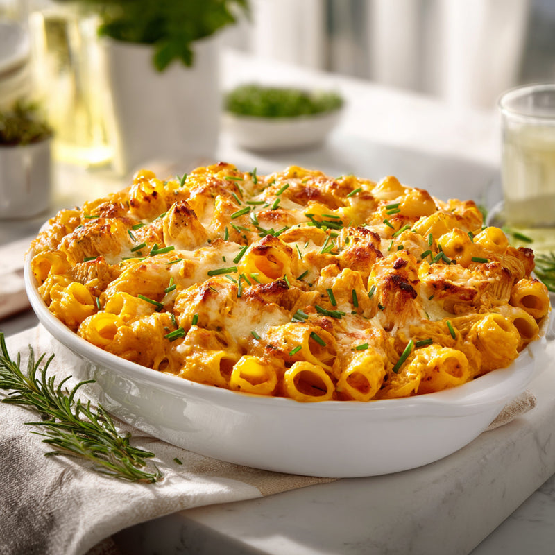 Pumpkin Chicken Pasta Bake Recipe