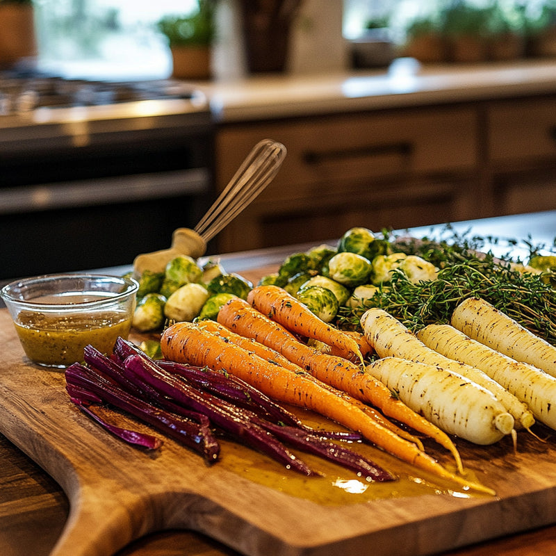 Elevate Roasted Veggies with Vinaigrette