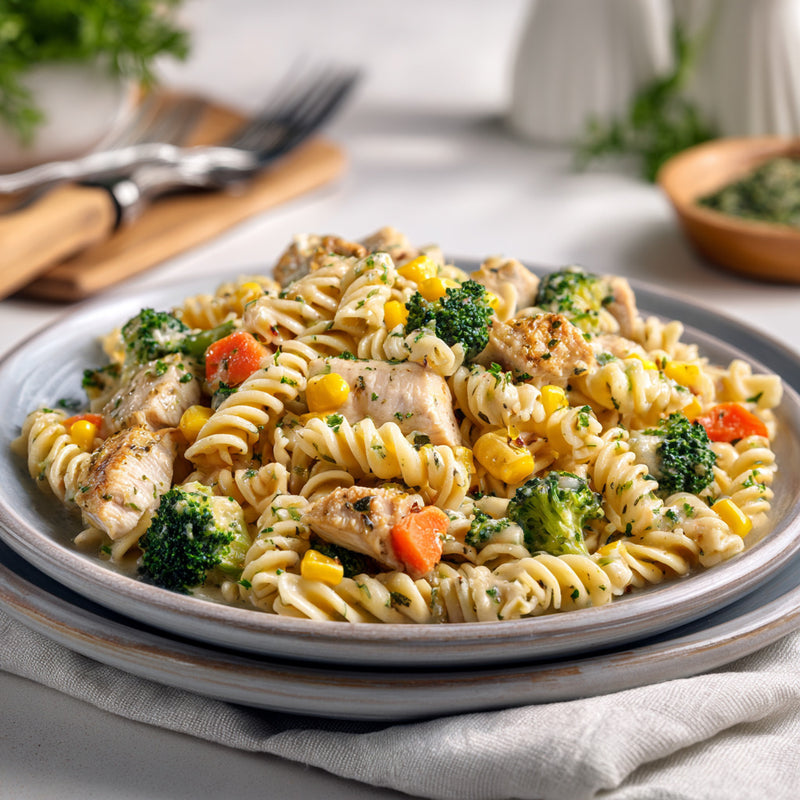 Aldi Freezer Meal: Garlic Chicken Skillet