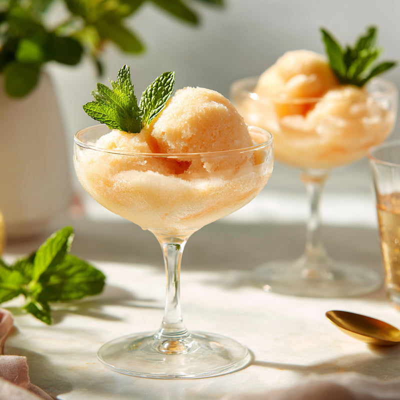 Frozen Peach Dessert by Julia Child