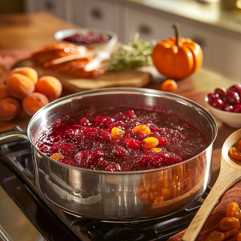 Dried Fruit Cranberry Sauce Recipe for Thanksgiving