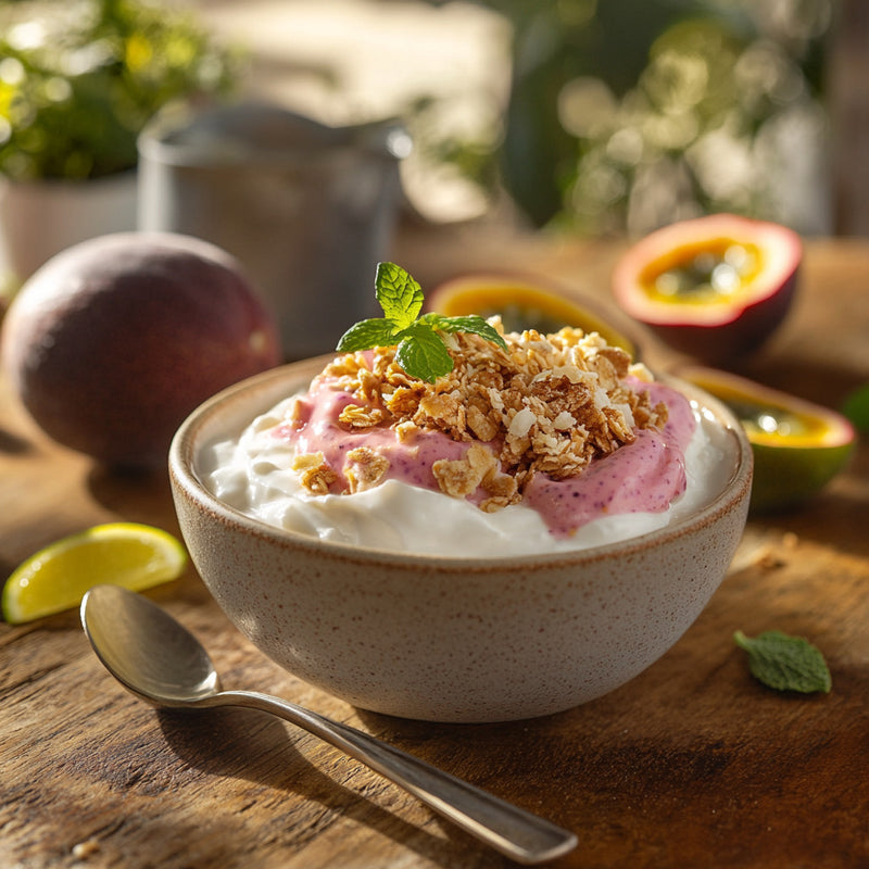 Tropical Bliss: Guava Passion Yogurt