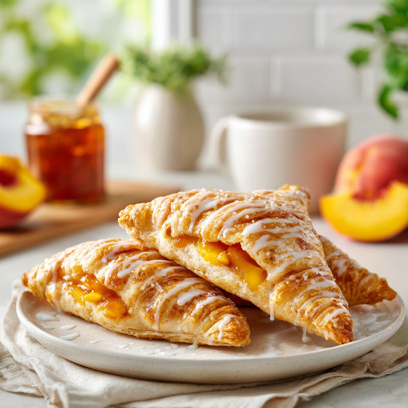 3-Ingredient Peach Turnovers Recipe