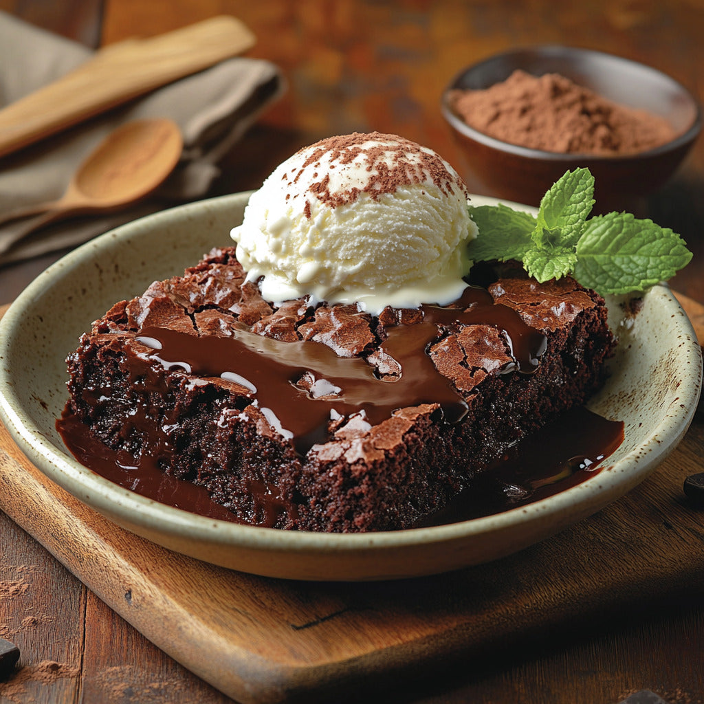 Fudgy Deep-Dish Brownies