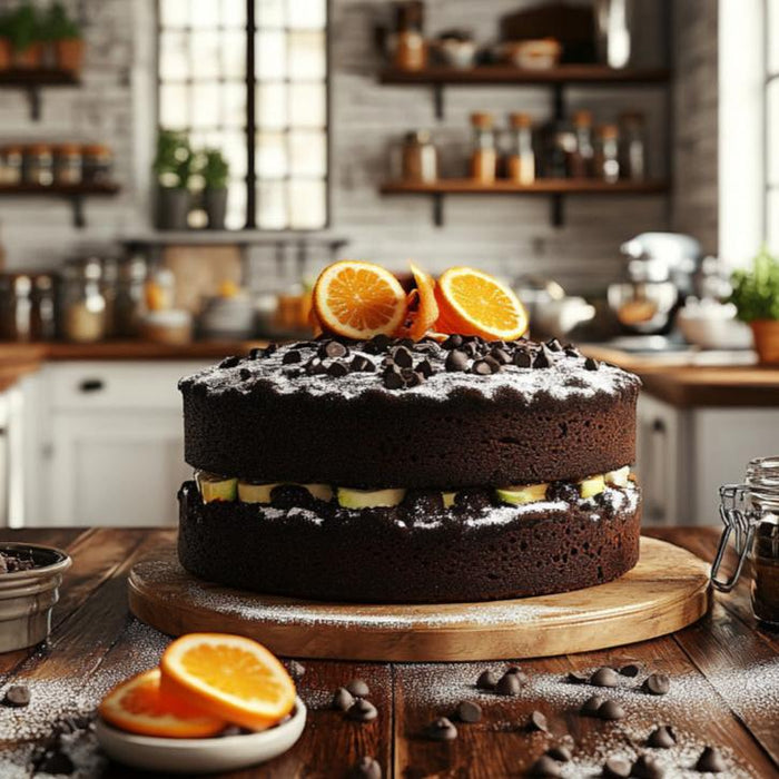 Chocolate Orange Zucchini Cake