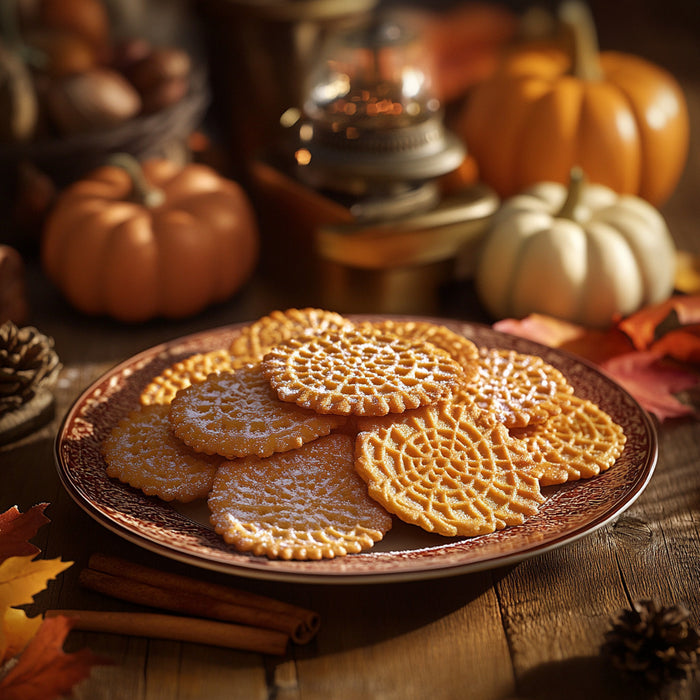 Spiced Pumpkin Pizzelle