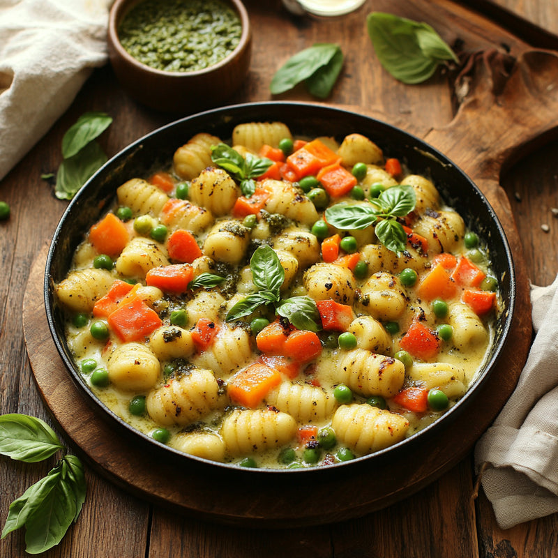 Creamy Vegetable Gnocchi Skillet