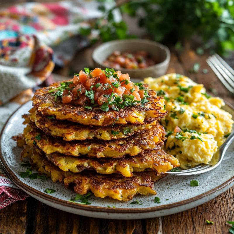 Savory Corned Beef Potato Fritters