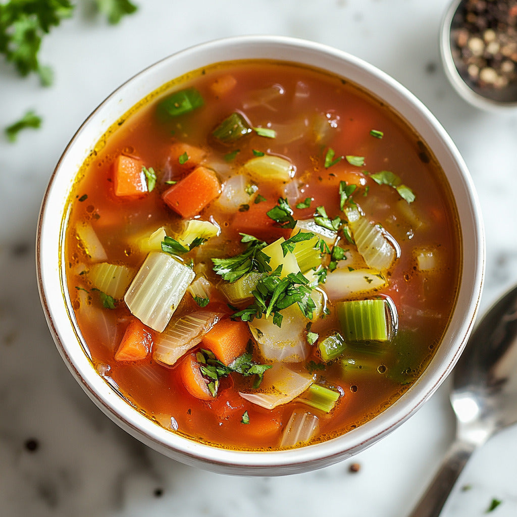 Wholesome Cabbage Vegetable Soup