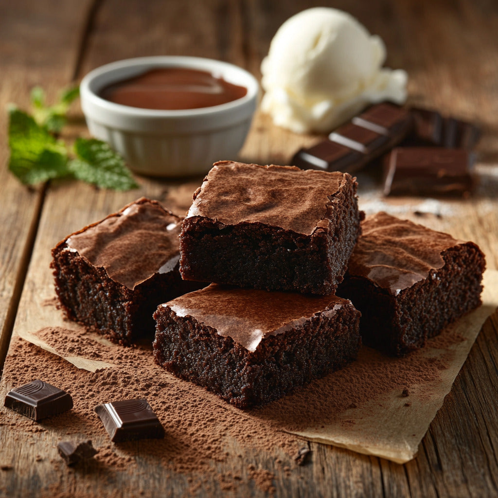 Decadent Deep-Dish Chocolate Brownies