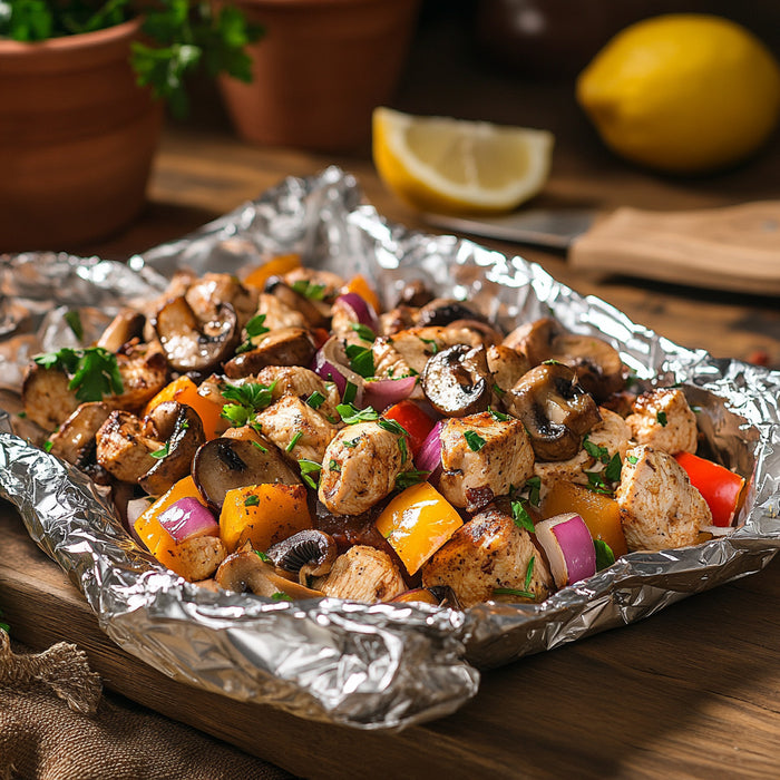 Sizzling Campfire Chicken Foil Packs