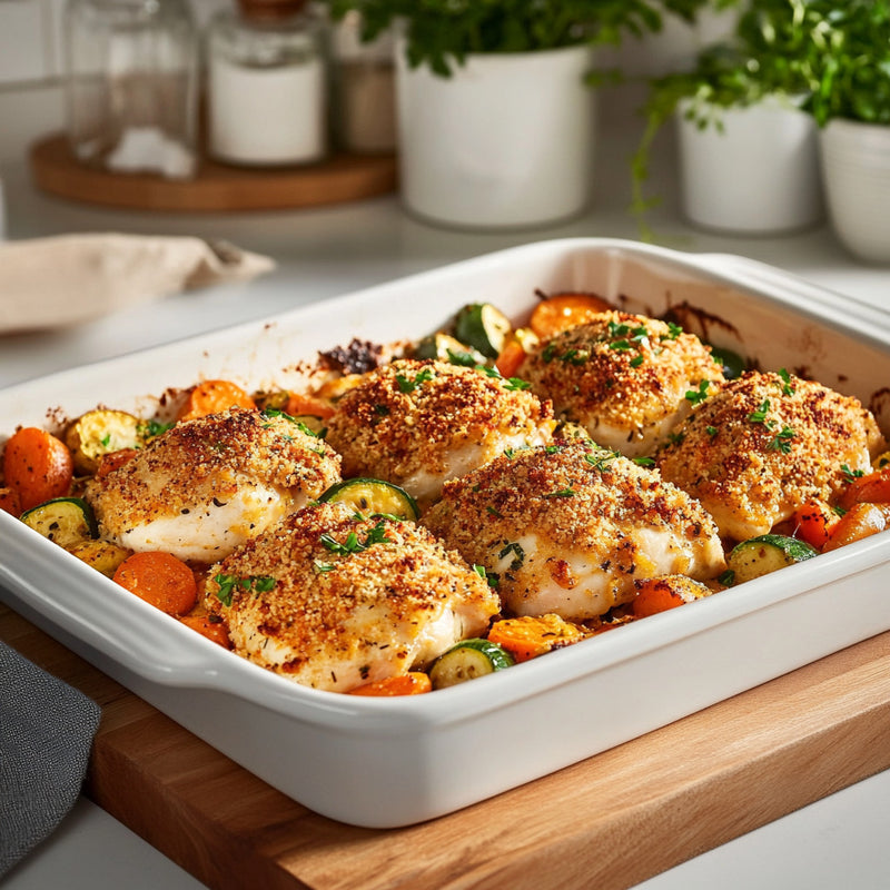 Savory Parmesan Chicken Bake