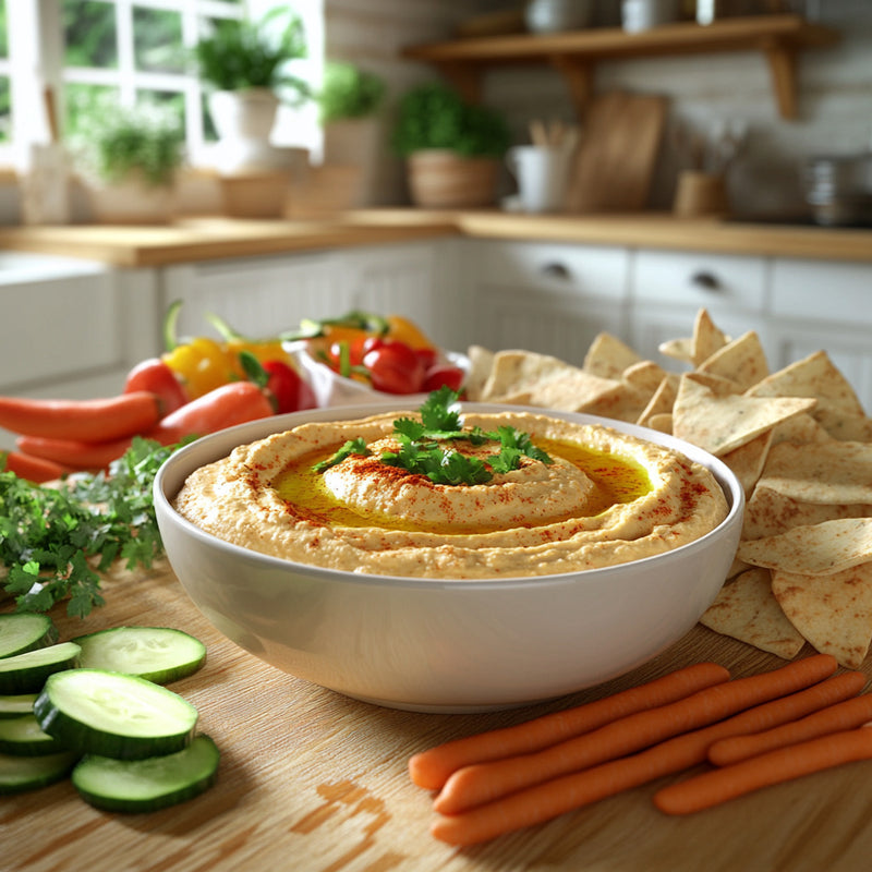 Spicy Chipotle Cilantro Hummus