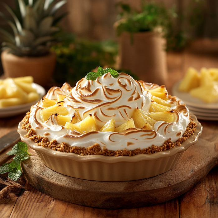 Tropical Pineapple Cream Pie