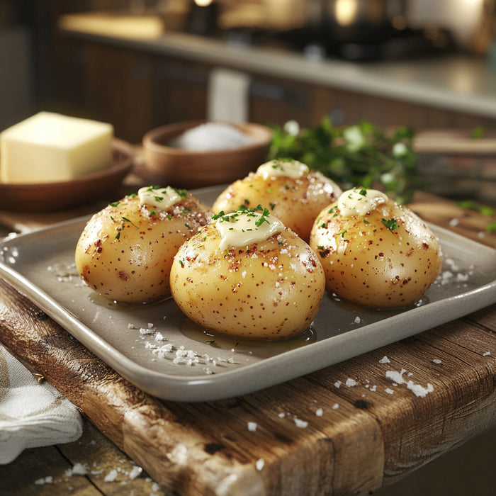 Campfire Crispy Baked Potatoes