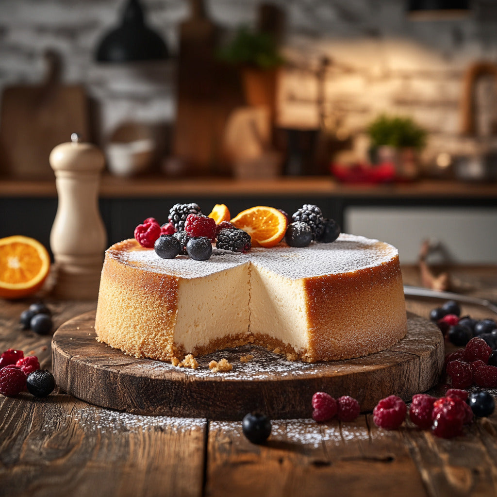 Luscious Italian Ricotta Cheesecake