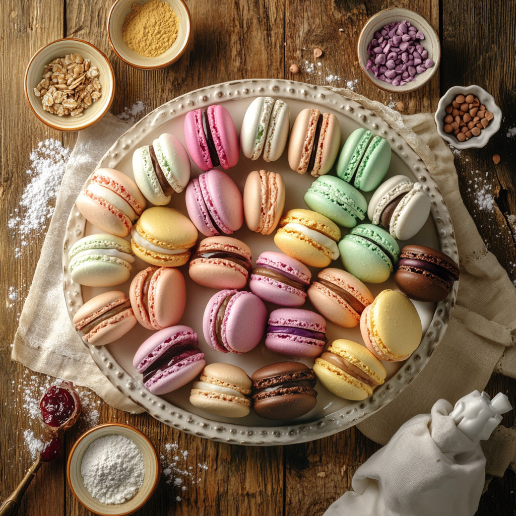 Elegant French Macarons