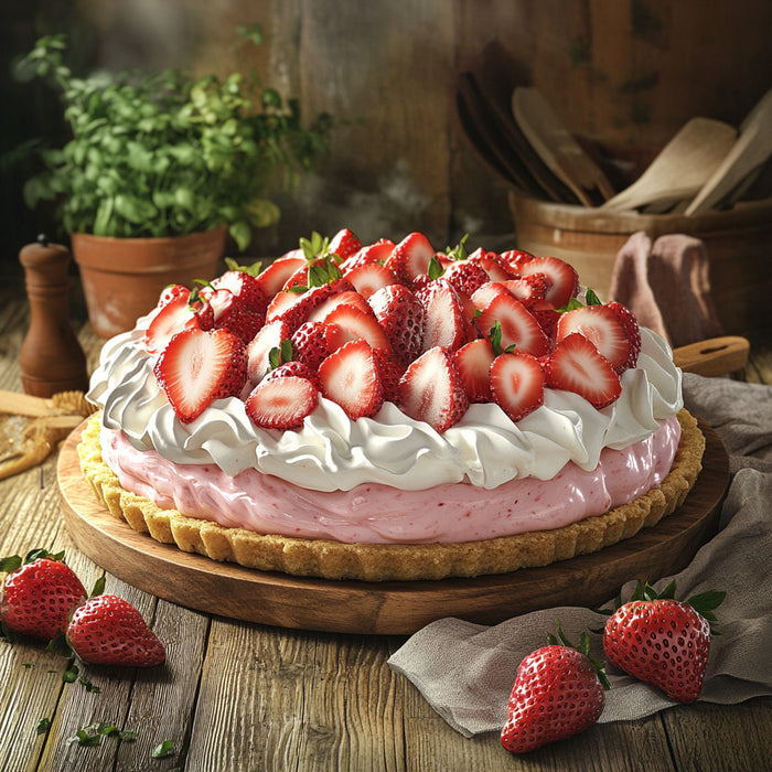 Strawberry Yogurt Pie