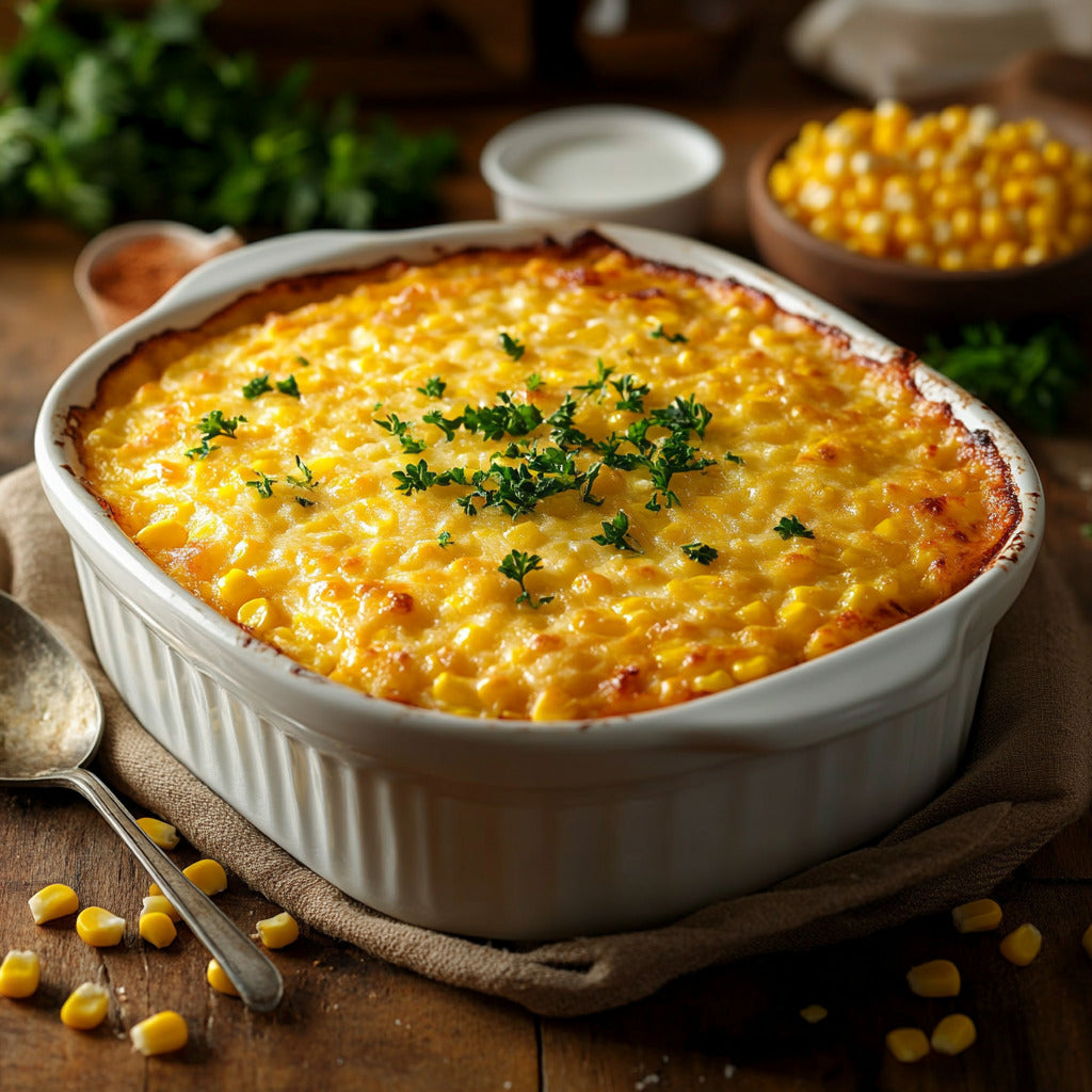 Sweet & Savory Corn Casserole