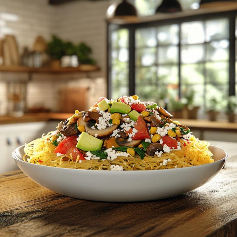 Mexican Spaghetti Squash Fiesta