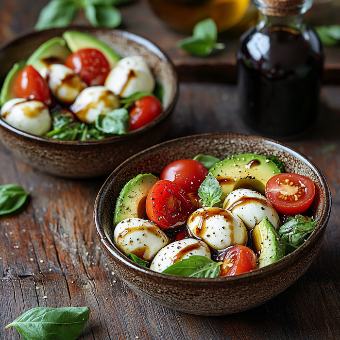 Creamy Avocado Caprese Salad