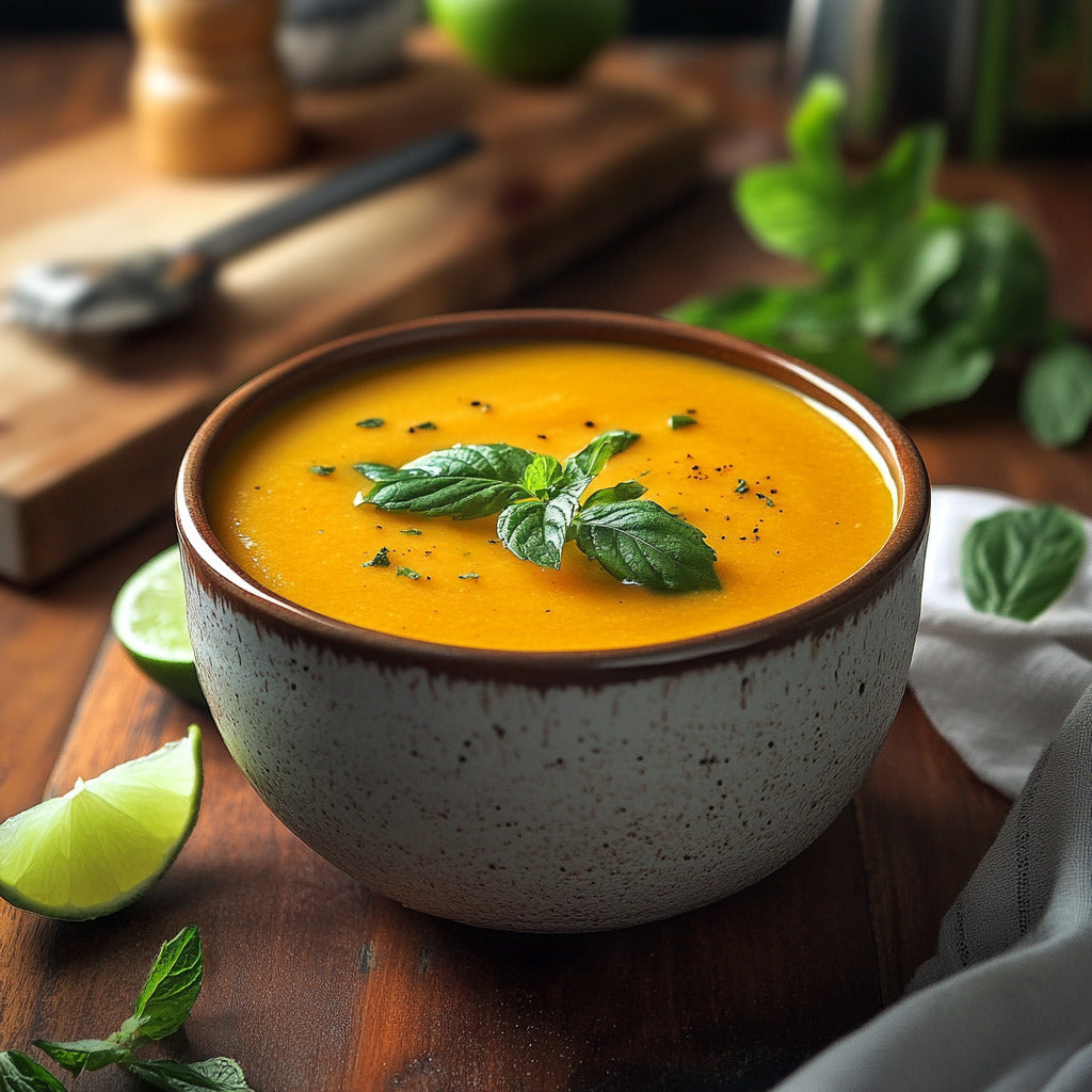 Refreshing Cantaloupe Cooler Soup