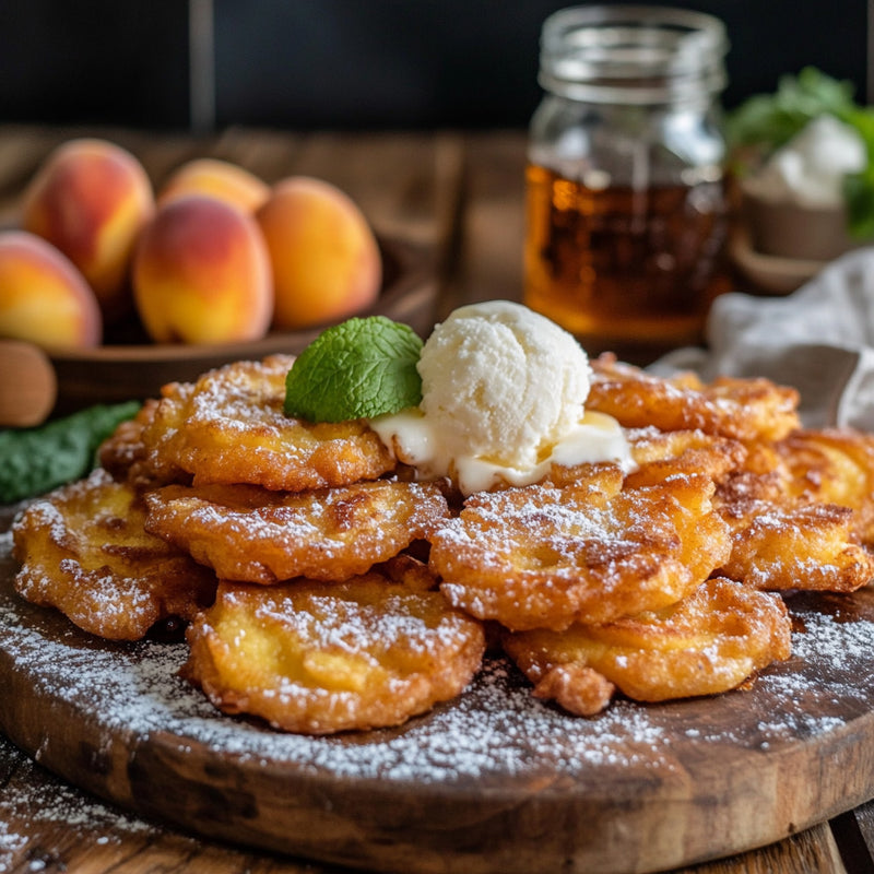 Sweet Peach Bliss Fritters