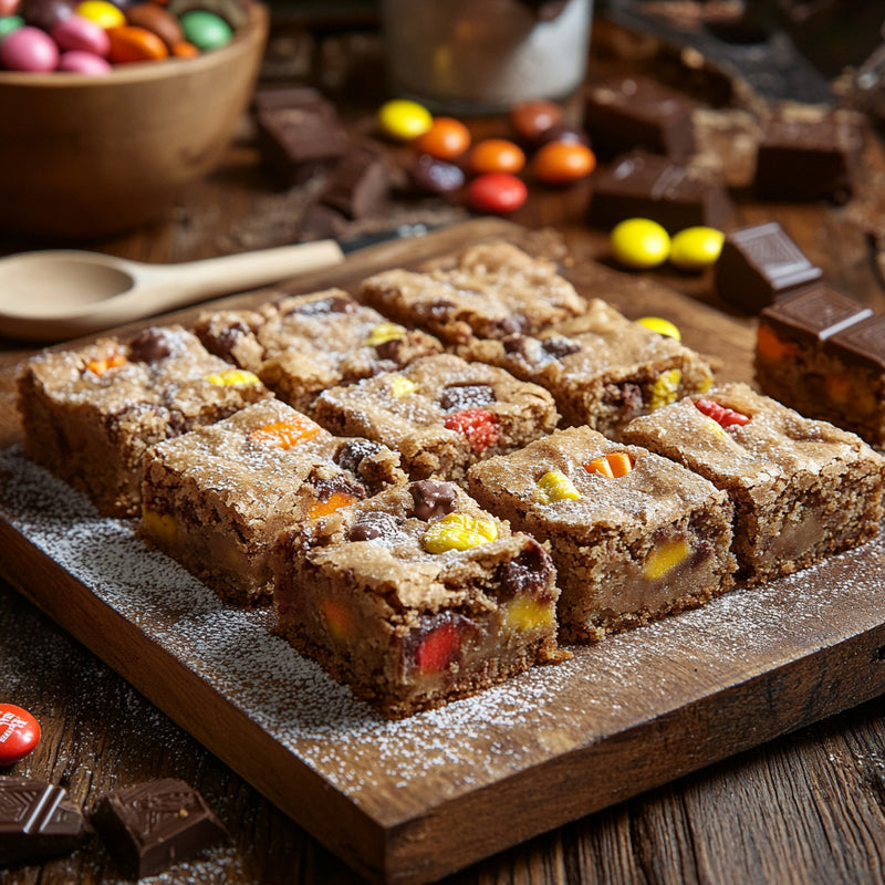 Candy Bar Bliss Blondies