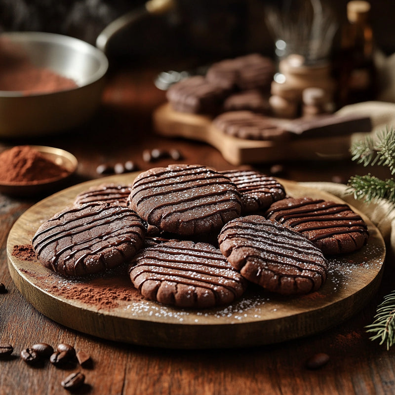 Decadent Chocolate Shortbread Cookies