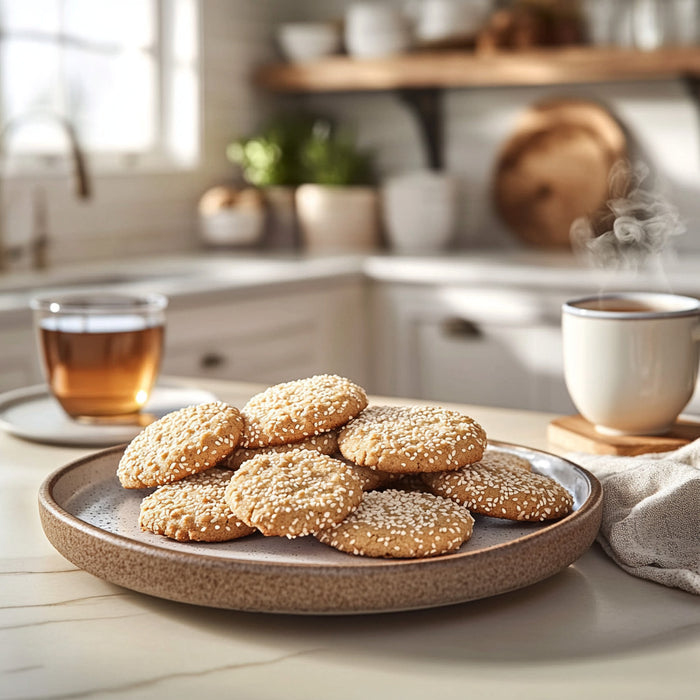 Crunchy Anise Sesame Cookies