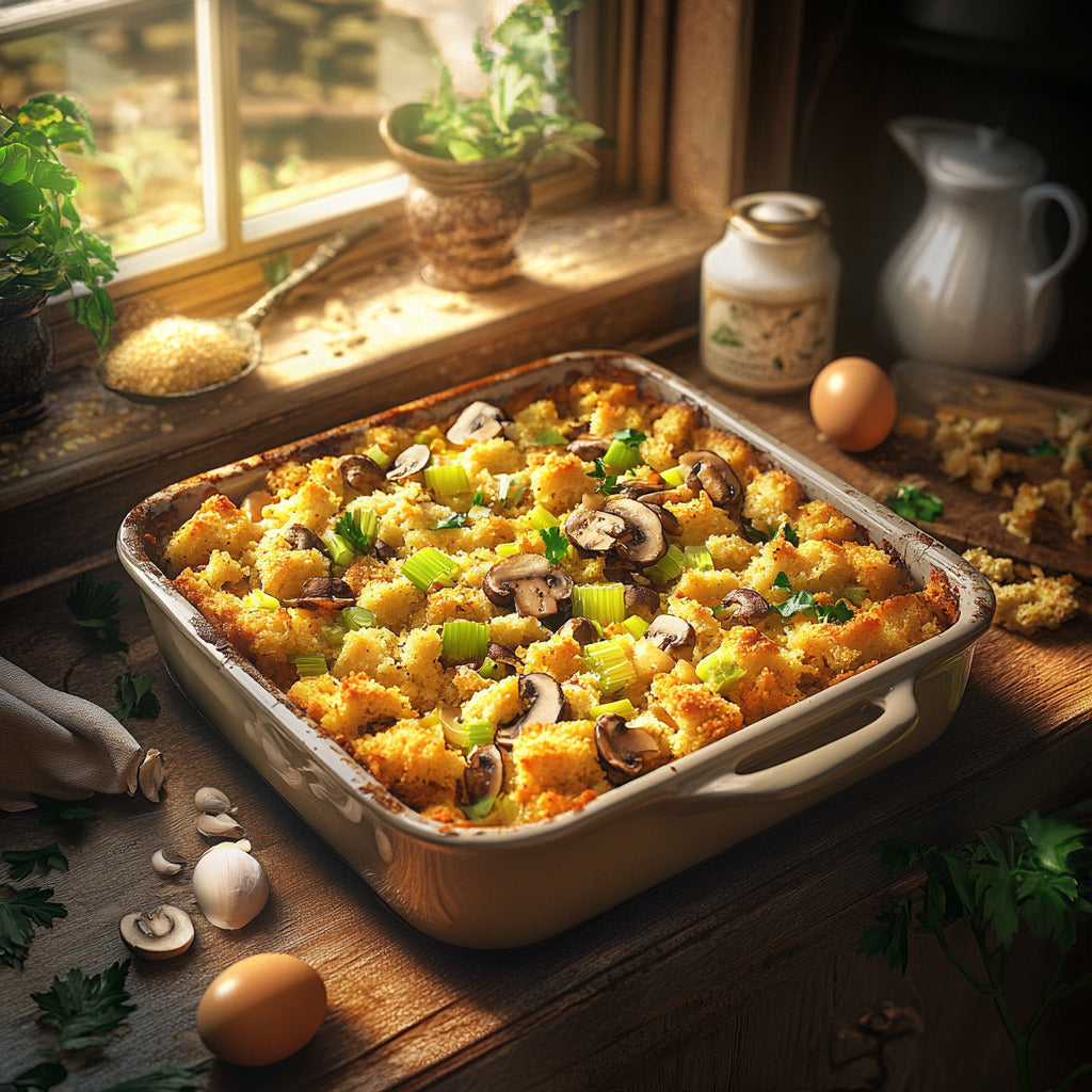 Savory Cornbread Stuffing