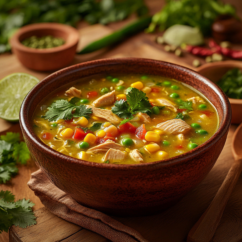 Vibrant Peruvian Chicken Soup (Aguadito de Pollo)