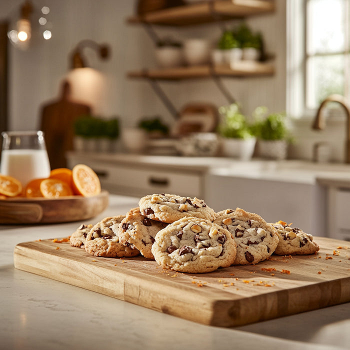 Zesty Orange Chocolate Chip Cookies