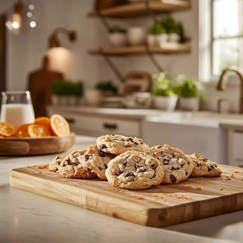 Zesty Orange Chocolate Chip Cookies