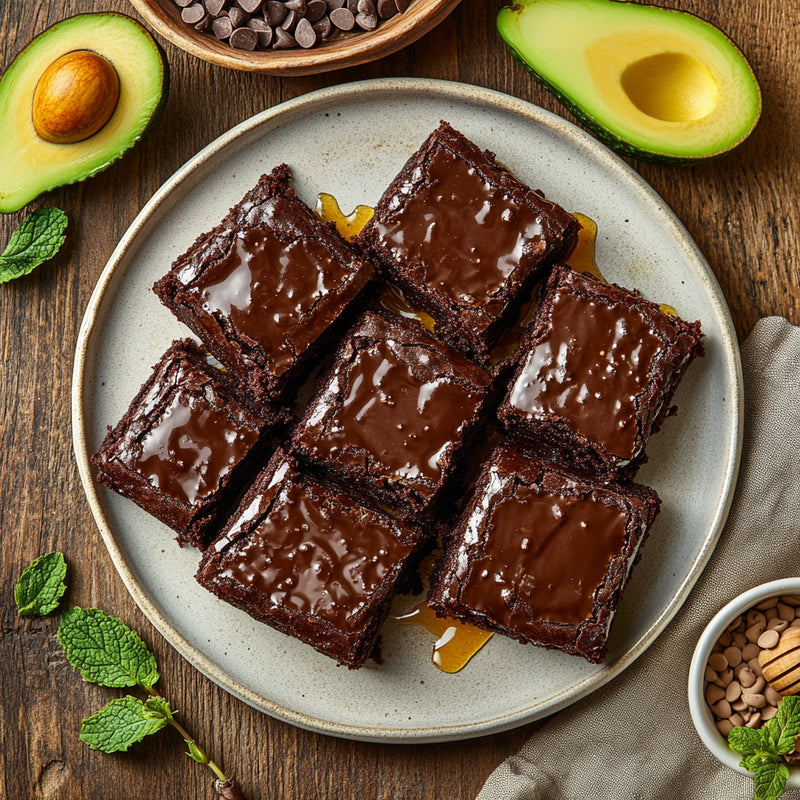 Decadent Avocado Chocolate Brownies