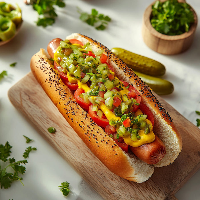 Chicago-Style All-Beef Hot Dog Extravaganza