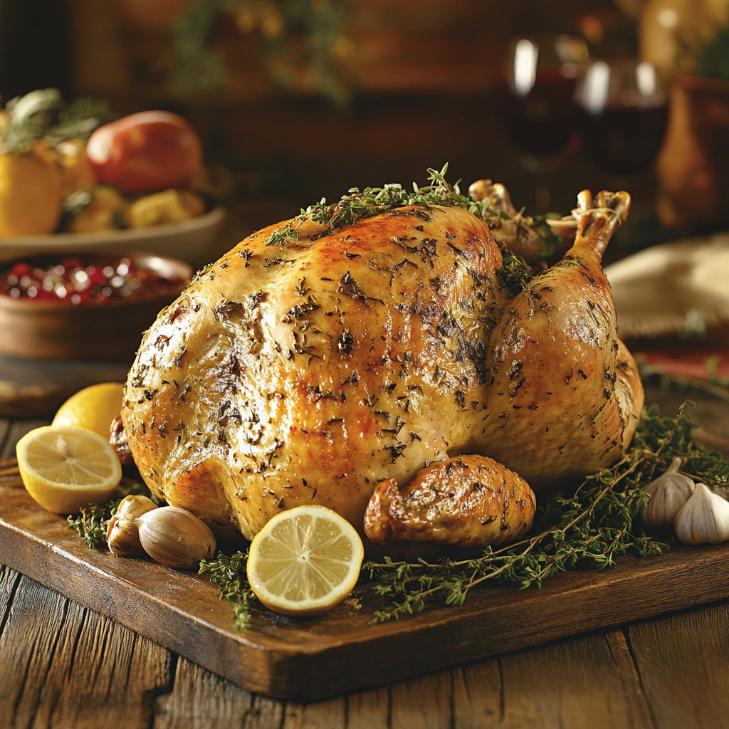 Savory Herb-Infused Roast Turkey