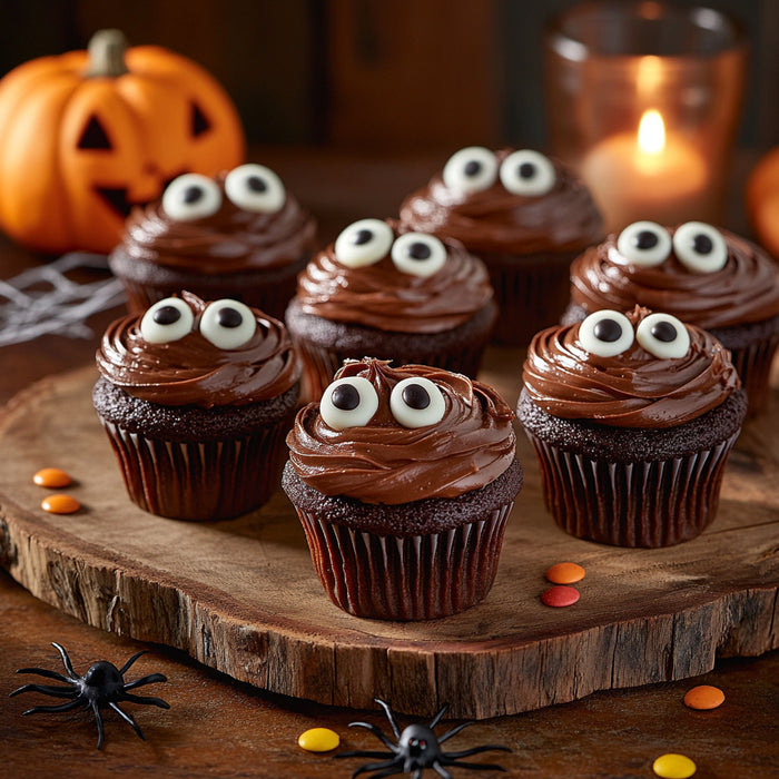 Spooky Monster Halloween Cupcakes