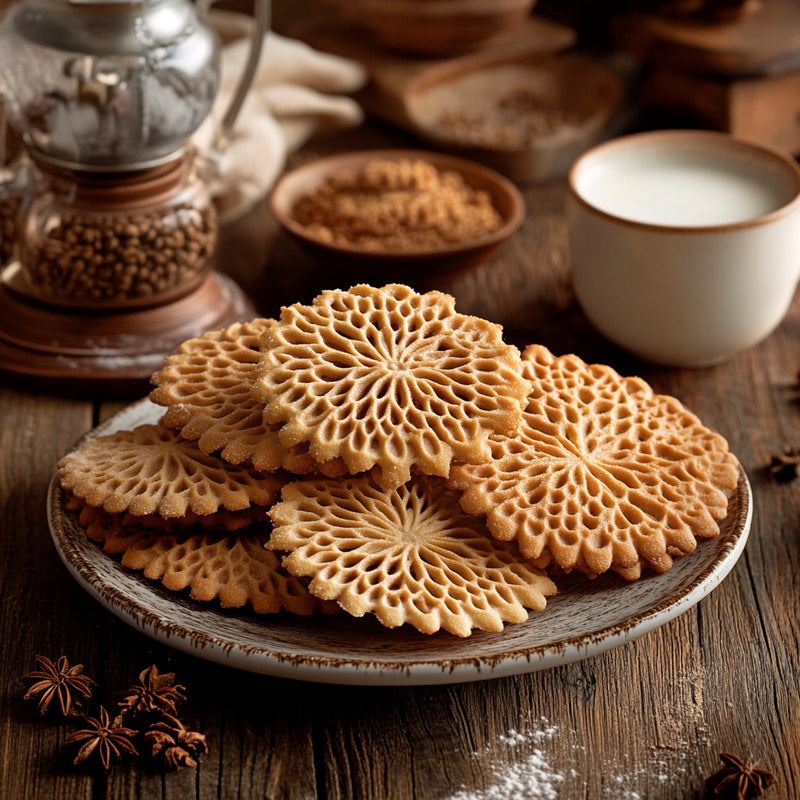 Anise-Infused Italian Pizzelle Cookies